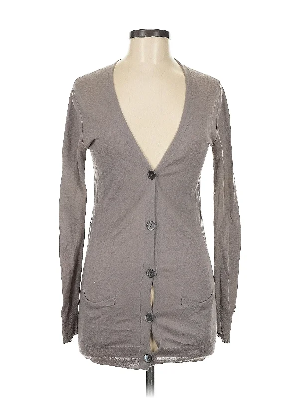 Cardigan Front Pockets Side Pockets Patch Pockets