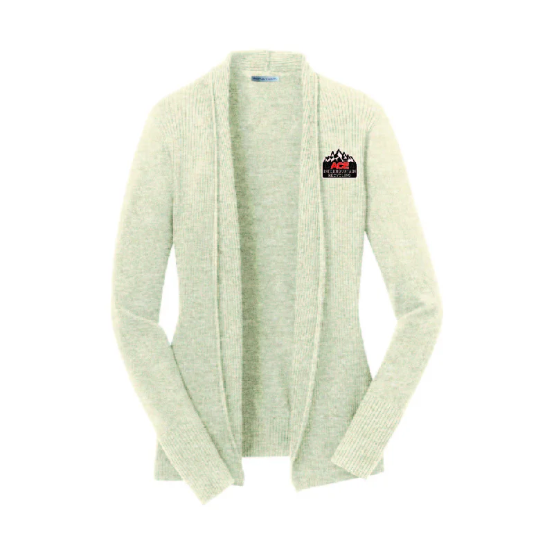 LSW289 Port Authority Ladies Open Front Cardigan Sweater AIRC Cashmere Blend Cotton Blend Poly Blend LSW289 Port Authority Ladies Open Front Cardigan Sweater AIRC Cashmere Blend Cotton Blend Poly Blend