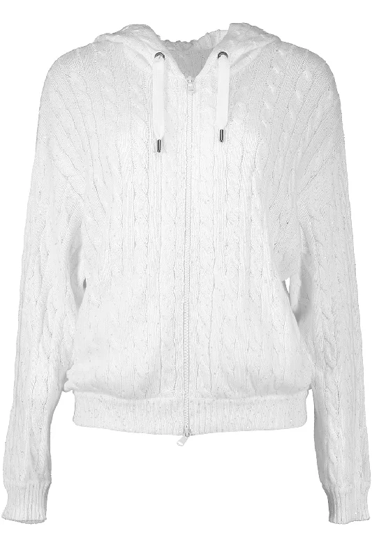 Dazzling Cables hooded Cardigan Machine Wash Dry Clean Hand Wash
