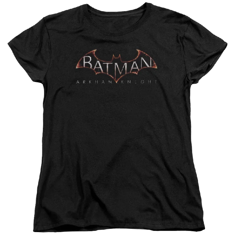 Batman - Arkham  Logo - Women's T-Shirt Terry Blend Velvet Blend Canvas Blend