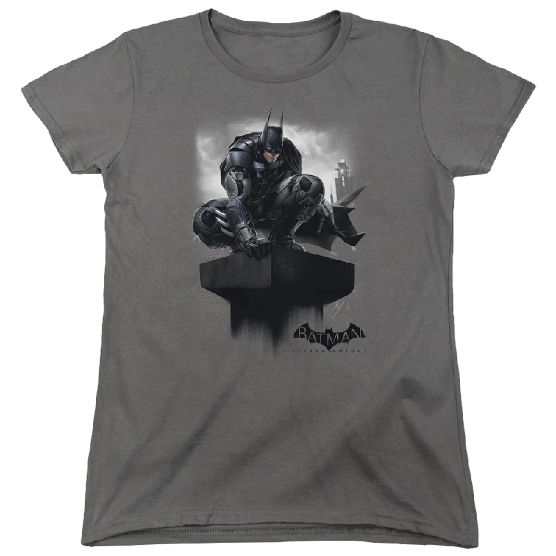 Batman - Arkham Perched - Women's T-Shirt Anti-Pilling Machine Wash Handmade