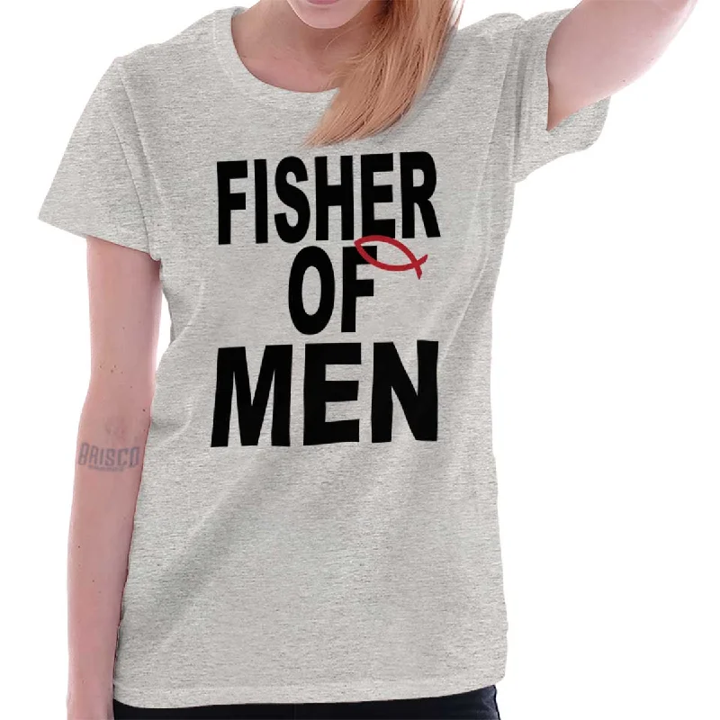 Fishers of Men Ladies T Shirt Chenille Blend Fleece Blend Nylon Blend