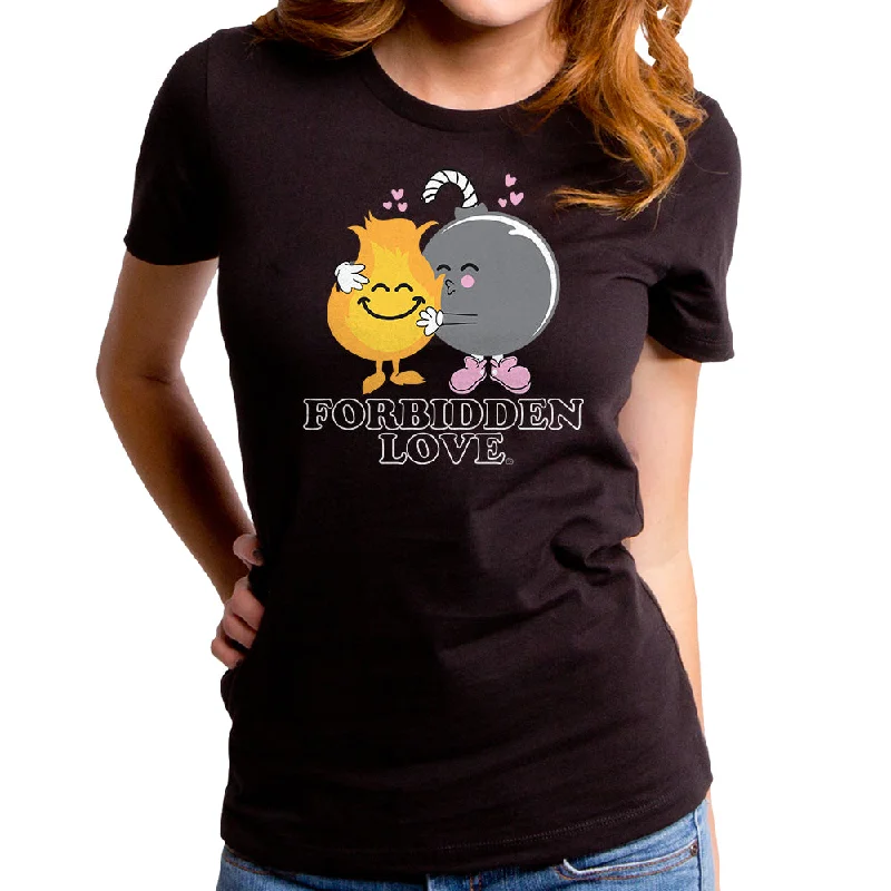 Forbidden Love Bomb Women's T-Shirt Nylon Fabric Polyester Fabric Spandex Fabric