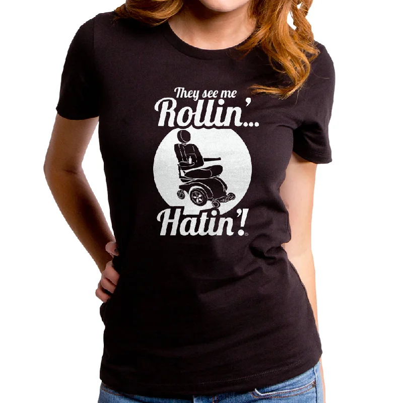 They Hatin' Women's T-Shirt Polka Dot Checkered Tartan