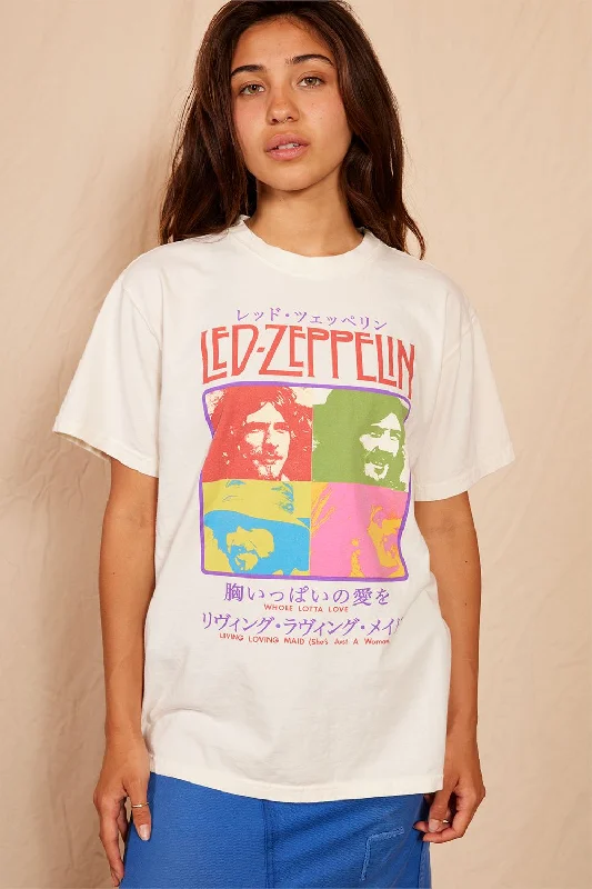 Led Zeppelin Whole Lotta Love Tee Wool Fabric Cashmere Fabric Tweed Fabric