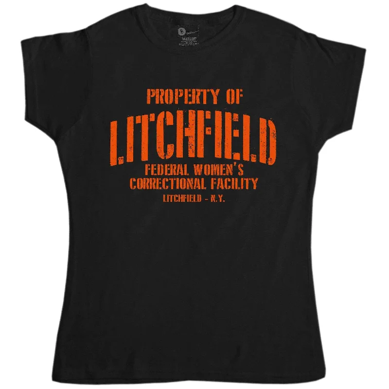 Litchfield Prison Womens T-Shirt Rayon Fabric Velvet Fabric Corduroy Fabric