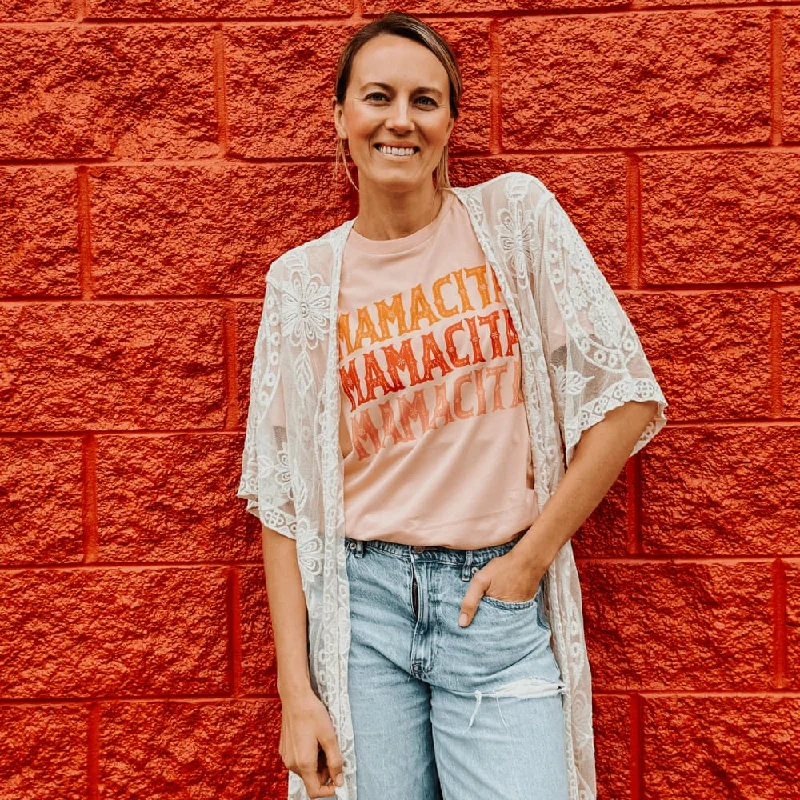 Mamacita Tee Chenille Blend Fleece Blend Nylon Blend