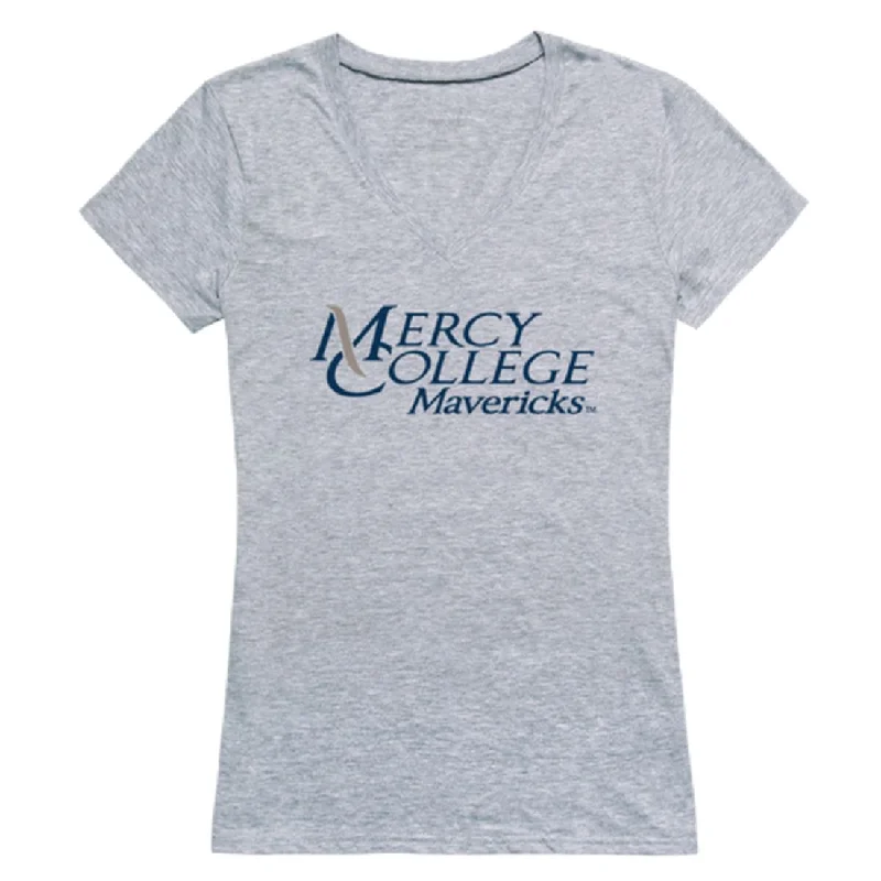 Mercy College Mavericks Womens Seal T-Shirt Jersey Fabric Tulle Fabric Batik Fabric