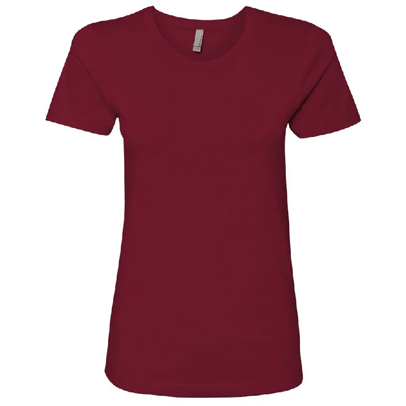 Next Level Women's Scarlet Boyfriend Tee Striped Floral Plaid
