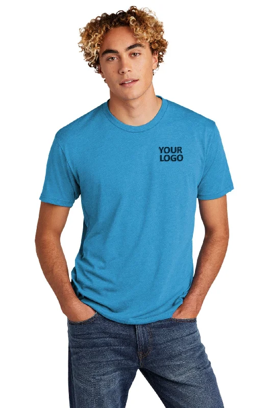 Next Level Unisex Tri Blend Customized Tee's, Vintage Turquoise Fleece Nylon Spandex