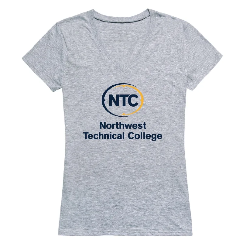 Northwest Technical College Hawks Womens Seal T-Shirt Zippered Front Buttoned Front Snap Front Northwest Technical College Hawks Womens Seal T-Shirt Zippered Front Buttoned Front Snap Front