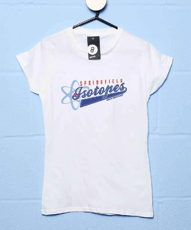 Springfield Isotopes Fitted Womens T-Shirt Ribbed T-Shirt High Neck Heavyweight