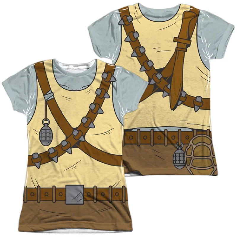 Teenage Mutant Ninja Turtles TMNT Rocksteady Costume Junior's Poly Cap-Sleeve T-Shirt Terry Blend Velvet Blend Canvas Blend Teenage Mutant Ninja Turtles TMNT Rocksteady Costume Junior's Poly Cap-Sleeve T-Shirt Terry Blend Velvet Blend Canvas Blend