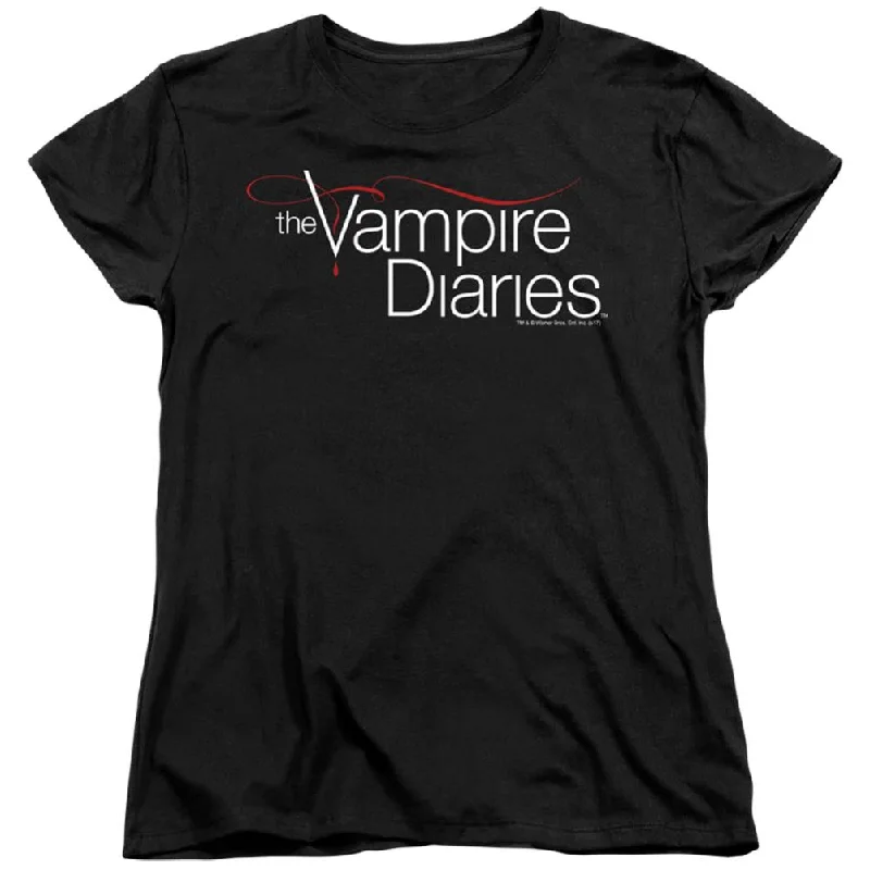 The Vampire Diaries Tvd Logo Women's 18/1 Cotton Short-Sleeve T-Shirt Faux Fur Fabric Real Fur Fabric Shearling Fabric The Vampire Diaries Tvd Logo Women's 18/1 Cotton Short-Sleeve T-Shirt Faux Fur Fabric Real Fur Fabric Shearling Fabric