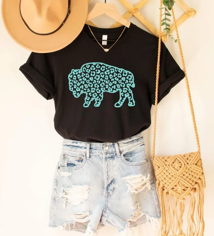 Turquoise Buffalo Tee Chenille Fabric Brocade Fabric Lace Fabric