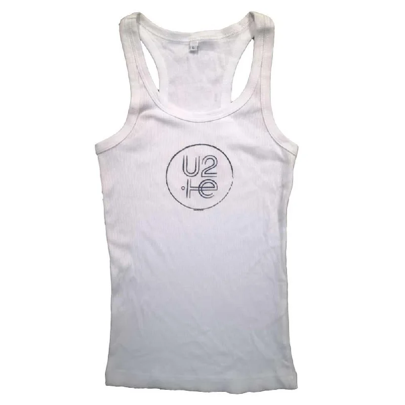 U2 2015 Ladies Vest T-Shirt Spandex Blend Rayon Blend Denim Blend
