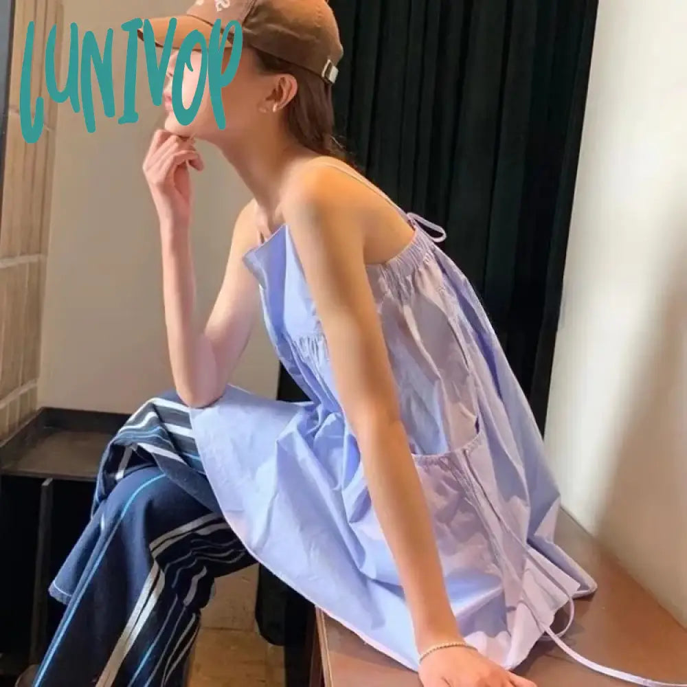 Lunivop Korean Vintage Camisole Vest for Women 2024 Summer New Mid-length Loose Tank Top Y2k Grunge Sleeveless All-match Tops Mujer breathable tank top Lunivop Korean Vintage Camisole Vest for Women 2024 Summer New Mid-length Loose Tank Top Y2k Grunge Sleeveless All-match Tops Mujer breathable tank top