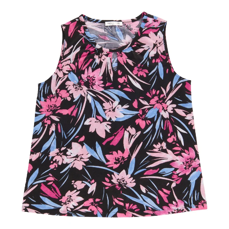Women's Sleeveless Printed Tank bold tank top