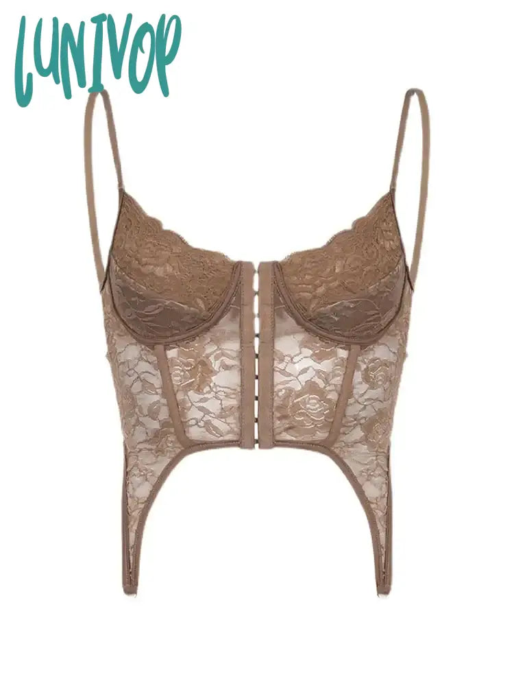Lunivop Woman Lace Halter Tank Top Camisole Vest Corset Top Sleeveless Slim Spaghetti Strap Patchwork Sexy Hot Gyaru Kpop Ins Fashion playful tank top Lunivop Woman Lace Halter Tank Top Camisole Vest Corset Top Sleeveless Slim Spaghetti Strap Patchwork Sexy Hot Gyaru Kpop Ins Fashion playful tank top