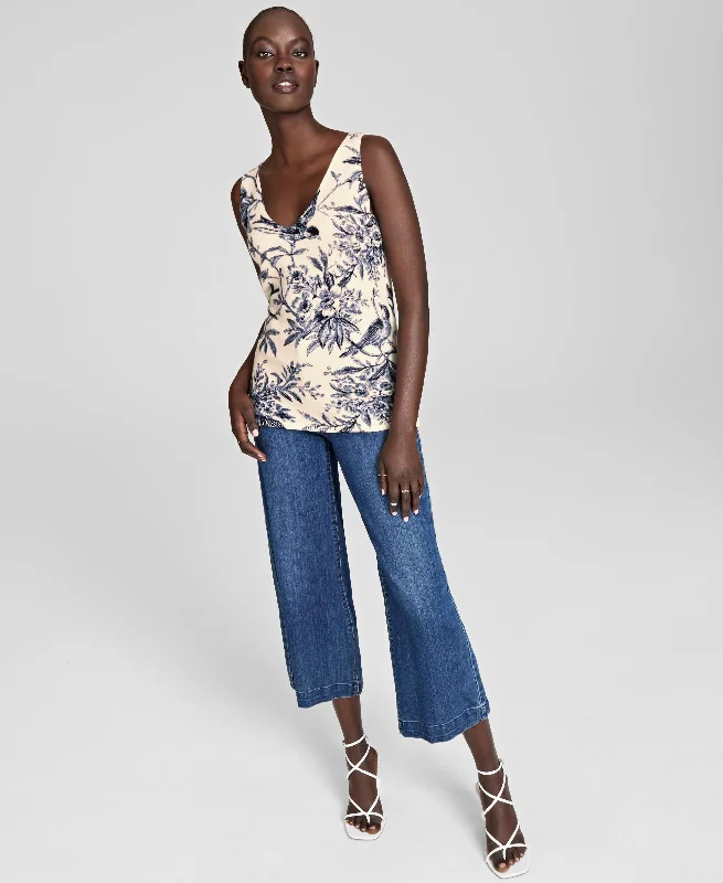 Charter Club Cashmere Printed Tank Top comfortable tank top