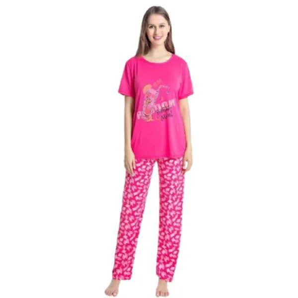 Night Dress Printed T-shirts With Printed Trouser for Woman Tunics Modern contemporary Night Dress Printed T-shirts With Printed Trouser for Woman Tunics Modern contemporary