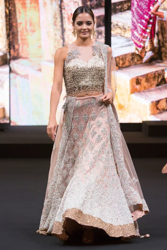 Bridal Wedding Dress with Zardozi and Swarovski work Tunics Fashionable chic