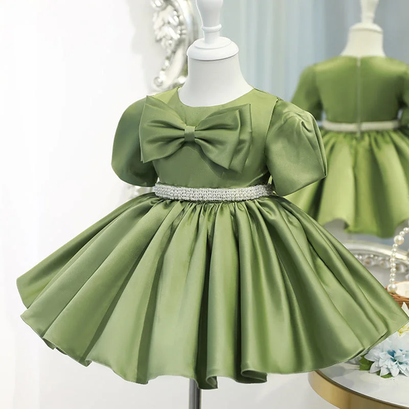 Baby Girl Pincess Dresses Girl Summer Green Bow Bed Birthday Party Dresses Tunics Spring floral Baby Girl Pincess Dresses Girl Summer Green Bow Bed Birthday Party Dresses Tunics Spring floral