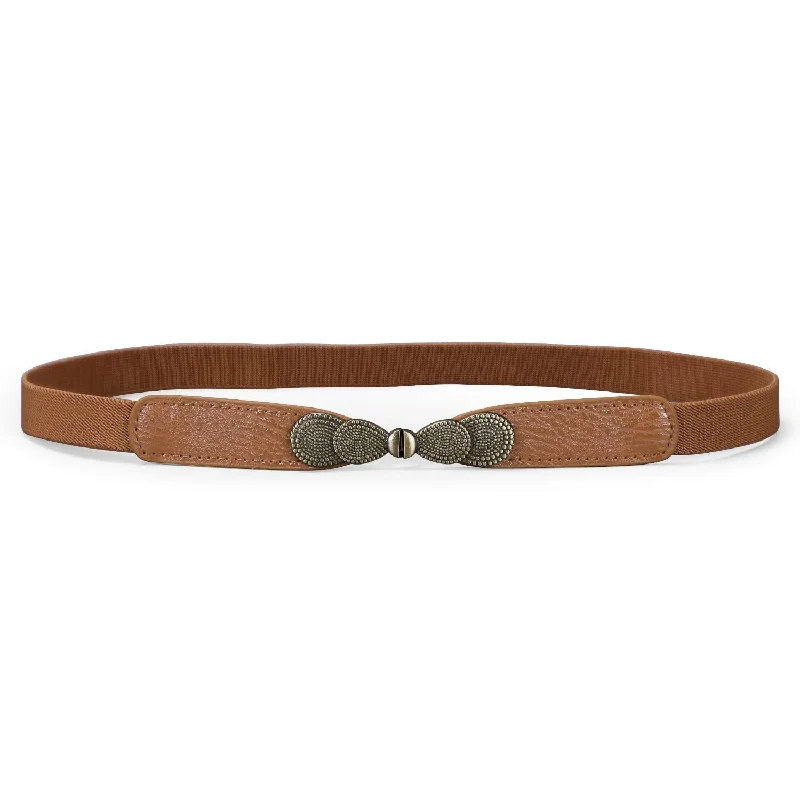 Women Skinny Elastic Stretch Belt for Dresses Retro Ladies Waist Vintage Thin Belt by JASGOOD Tunics Exclusive limited Women Skinny Elastic Stretch Belt for Dresses Retro Ladies Waist Vintage Thin Belt by JASGOOD Tunics Exclusive limited